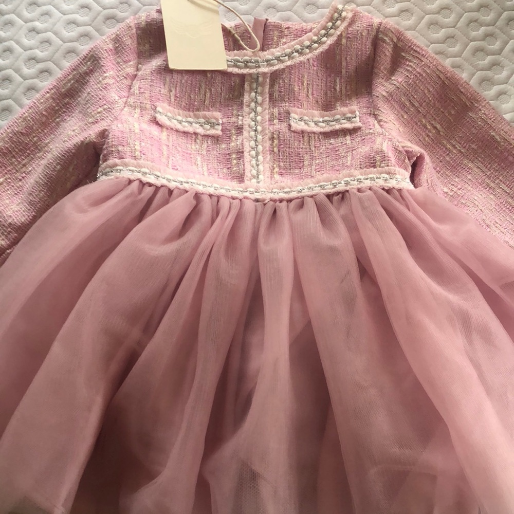 Nwt toddler dress with tutu